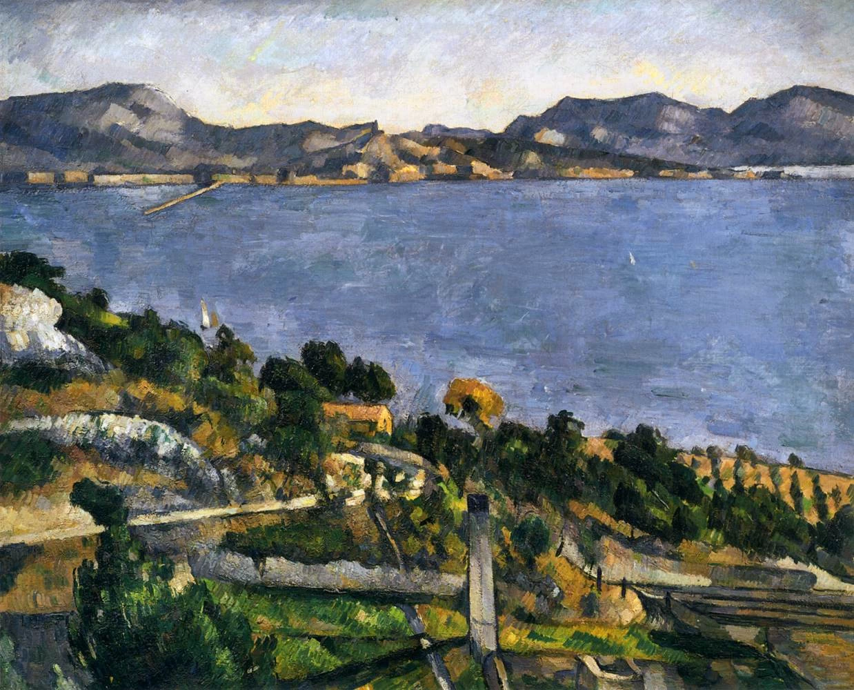 Vista del Golfo di Marsiglia da L'Estaque, 1878 - Musée d'Orsay, Paris